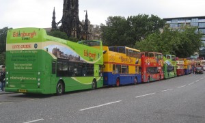 Autobuses turísticos en Escocia