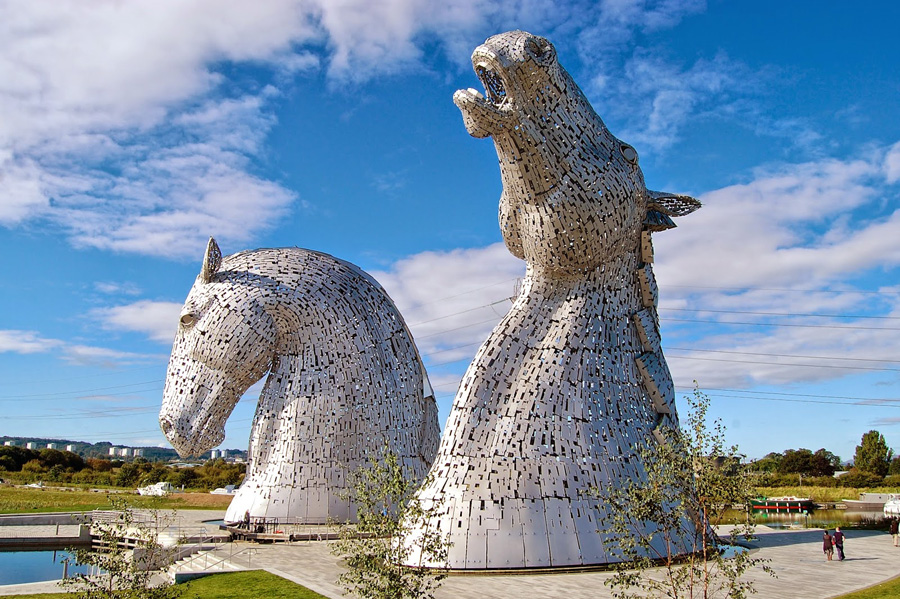 The Kelpies, los caballos de Falkirk